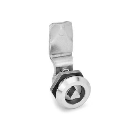Otto Ganter Stainless Steel Latch Operation with Socket Key not Lockable, GN 115